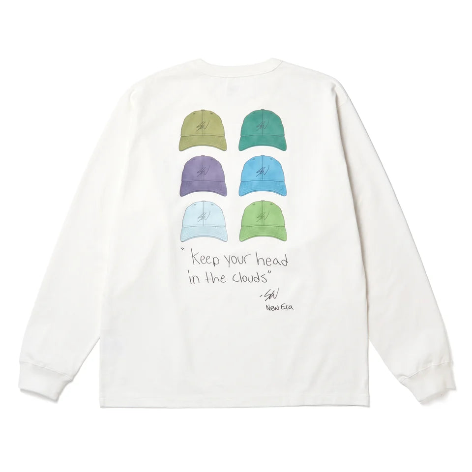 NEW ERA 長袖 ウォッシュドコットン Tシャツ Sean Wotherspoon オフホワイト【15159372】