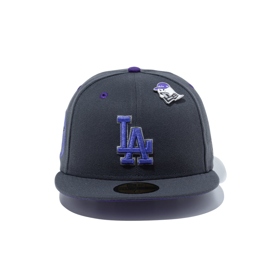 NEW ERA 59FIFTY Halloween ロサンゼルス・ドジャース ダークグラファイト/ディープパープル【15229109】