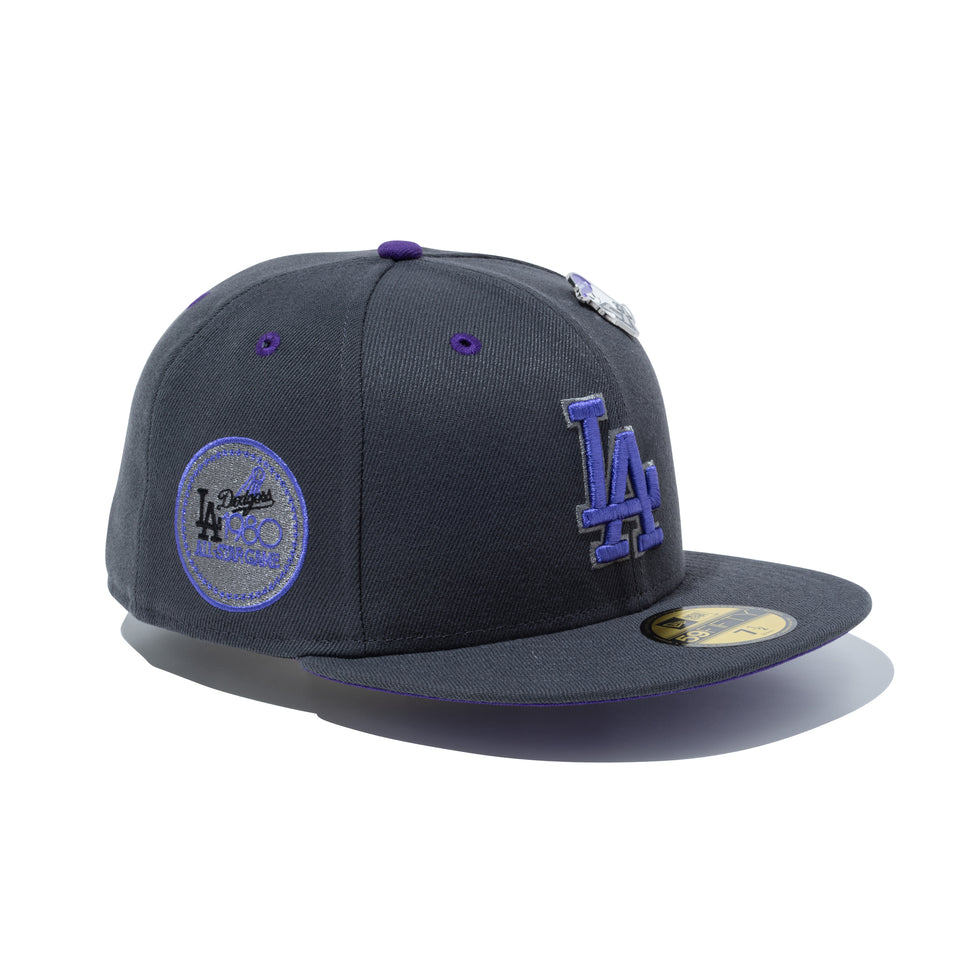 NEW ERA 59FIFTY Halloween ロサンゼルス・ドジャース ダークグラファイト/ディープパープル【15229109】