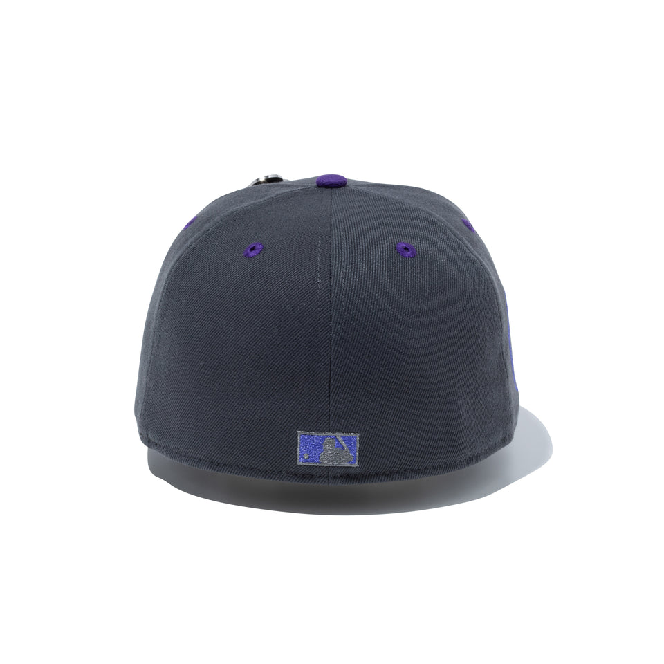 NEW ERA 59FIFTY Halloween ロサンゼルス・ドジャース ダークグラファイト/ディープパープル【15229109】