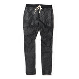 mnml（ミニマル）Cargo Drawcord Pants Waxed Black 25ml-aw470p