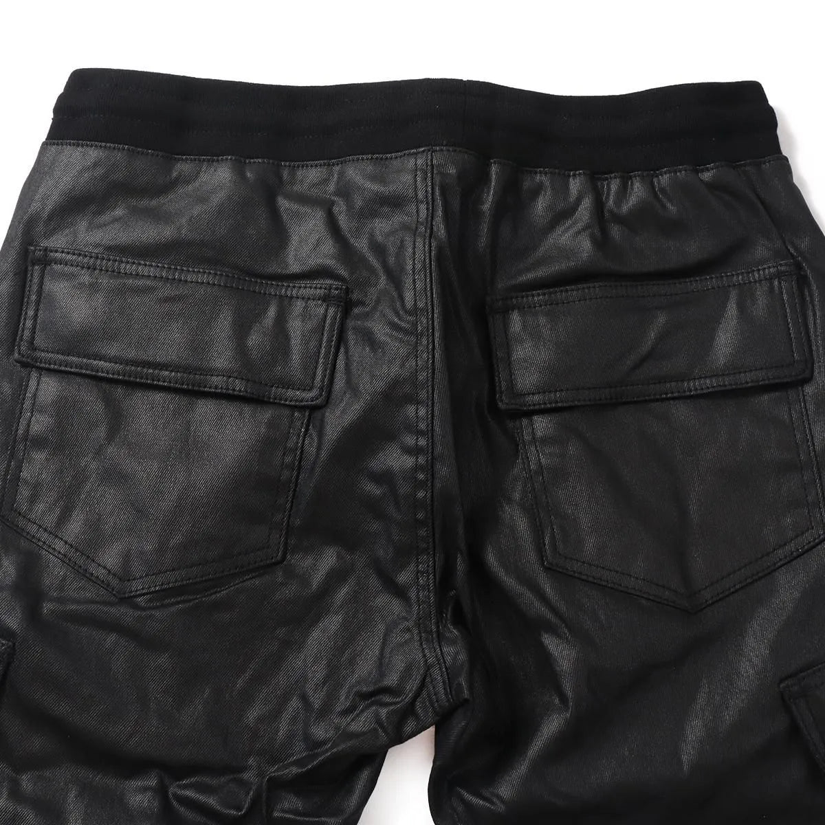 mnml（ミニマル）Cargo Drawcord Pants Waxed Black 25ml-aw470p