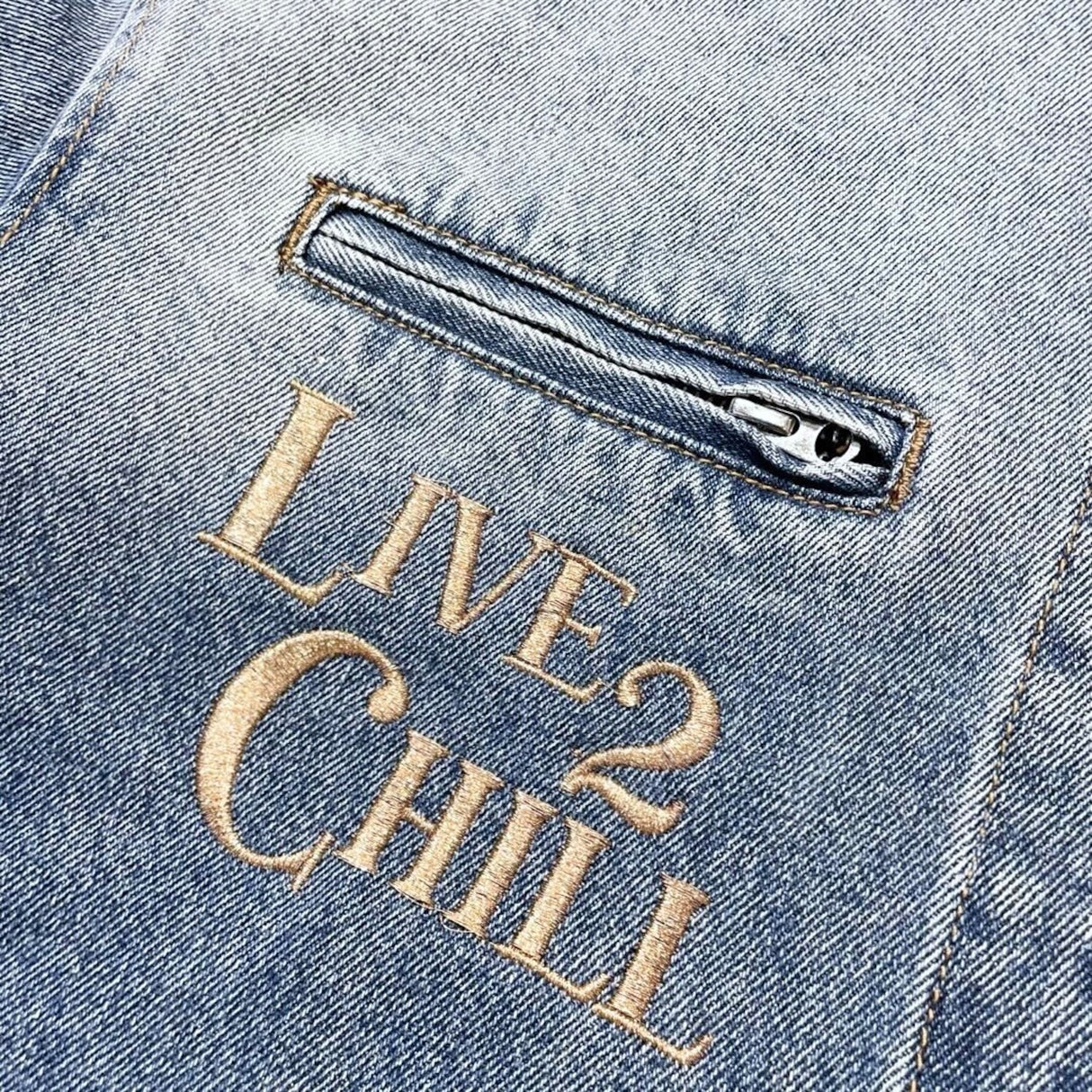 CHILLIN' -Single Denim Jacket -