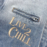 CHILLIN' -Single Denim Jacket -