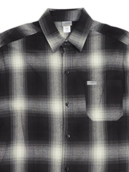 CALTOP L/S SHIRT BLACK/IVORY