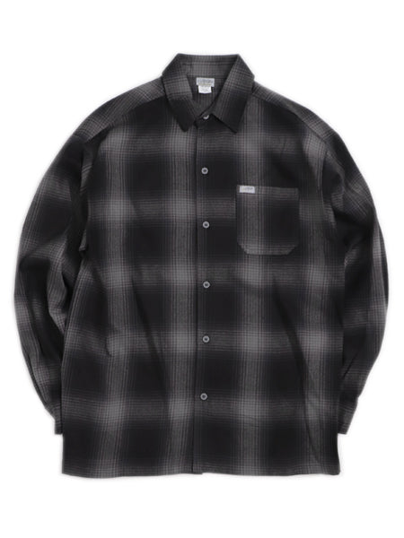 CALTOP L/S SHIRT BLACK/CHARCOL