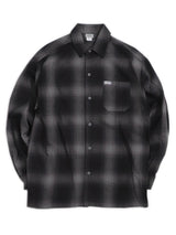 CALTOP L/S SHIRT BLACK/CHARCOL