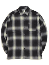 CALTOP L/S SHIRT BLACK/IVORY