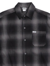 CALTOP L/S SHIRT BLACK/CHARCOL