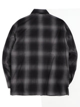 CALTOP L/S SHIRT BLACK/CHARCOL