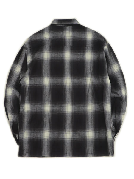 CALTOP L/S SHIRT BLACK/IVORY