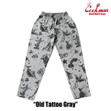 Chef Pants Old Tattoo Gray