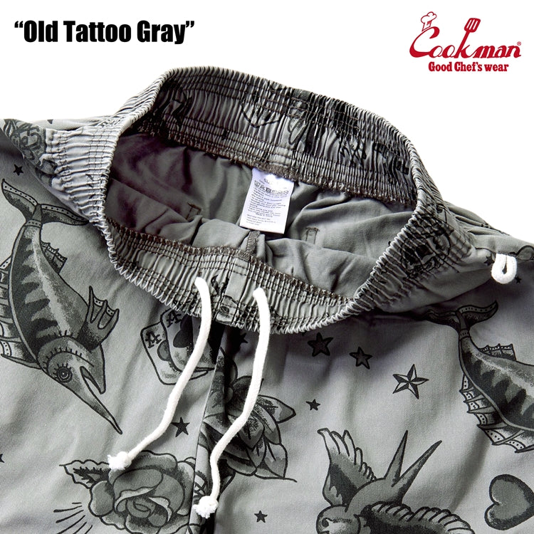 Chef Pants Old Tattoo Gray
