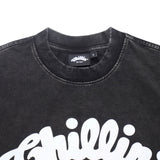 CHILLIN' Women's Big Logo Pigment Cropped S/Tee