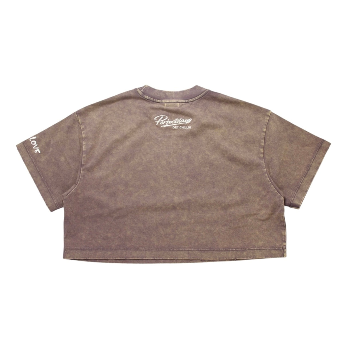 CHILLIN' Women's Big Logo Pigment Cropped S/Tee