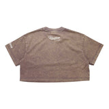 CHILLIN' Women's Big Logo Pigment Cropped S/Tee