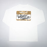 WHITE VELVET "My Name Is Leopard" L/S Tee/ホワイト ベルベット "マイネームイズ レオパード" ロングスリーブTシャツ