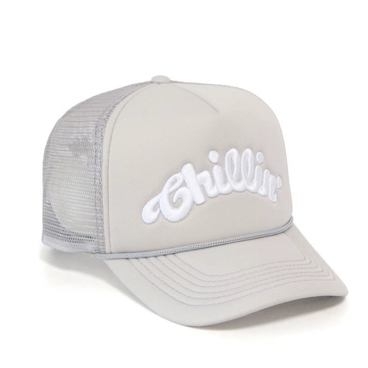 CHILLIN' -LOGO 5PANEL MESH CAP-