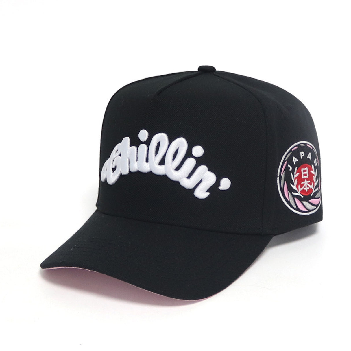 CHILLIN' 5panel Cap Japan 3rd- Black / Pink