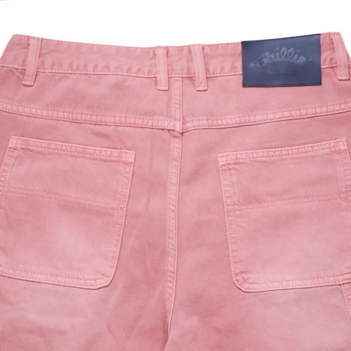 CHILLIN'  Pink Denim Shorts-