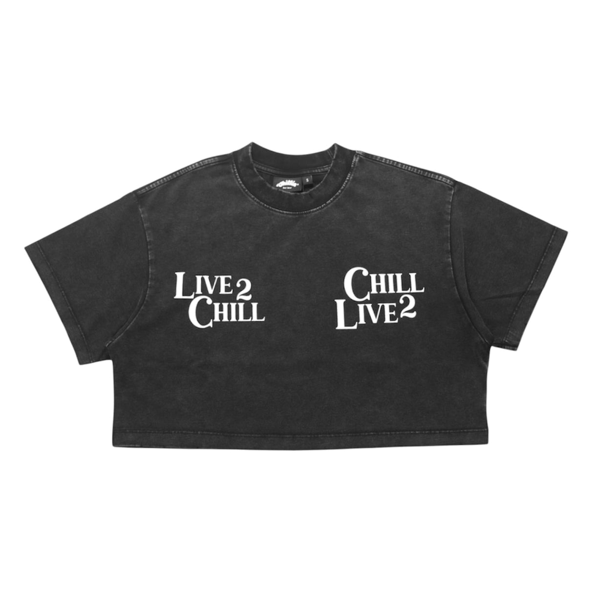 CHILLIN' Women's L2C Pigment Cropped S/Tee