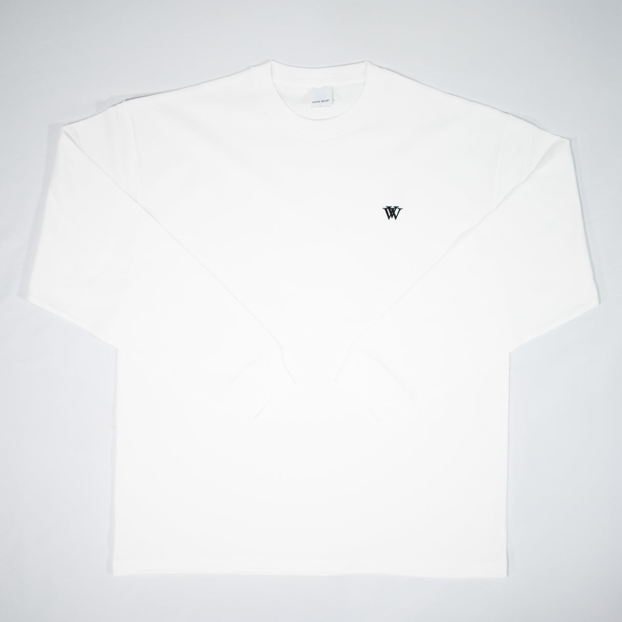 WHITE VELVET "Mini WV Logo" L/S Tee/ホワイト ベルベット "ミニWVロゴ" ロングスリーブTシャツ