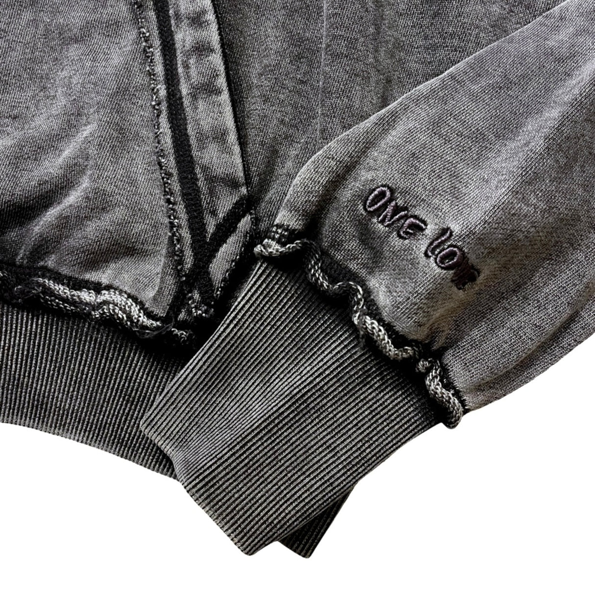CHILLIN' -NY BUTTERFLY PIGMENT ZIP HOODIE-