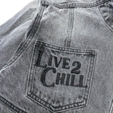 CHILLIN' -Break Denim Jacket-