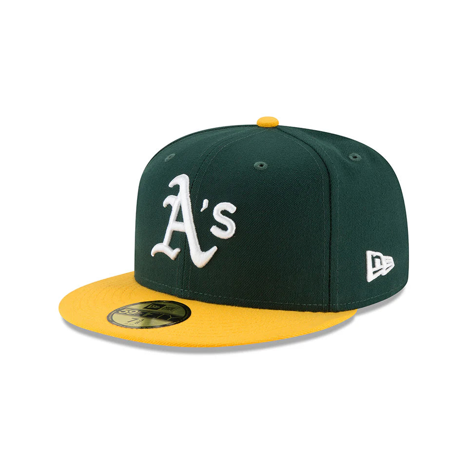 NEW ERA 59FIFTY MLBオンフィールド オークランド・アスレチックス ホーム【14524863】