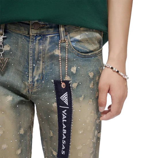 VALABASAS CANITE STACKED VINTAGE WASH JEANS VLBS-VJ3-1121