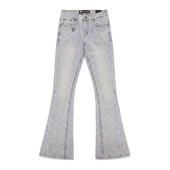 VALABASAS CANITE STACKED LIGHTB BLUE  WASH JEANS VLBS-VJ3-1121