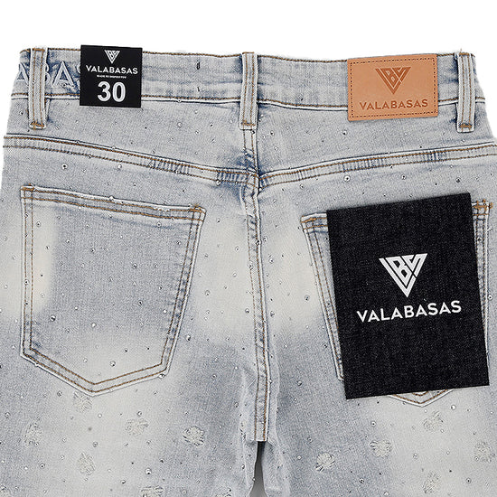 VALABASAS CANITE STACKED LIGHTB BLUE  WASH JEANS VLBS-VJ3-1121