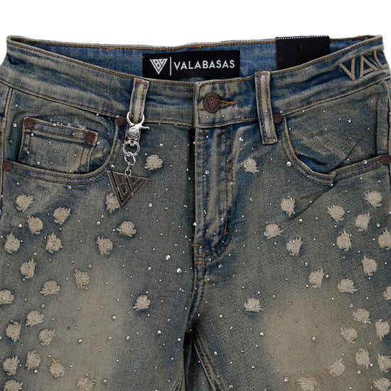 VALABASAS CANITE STACKED VINTAGE WASH JEANS VLBS-VJ3-1121