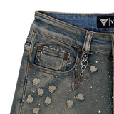 VALABASAS CANITE STACKED VINTAGE WASH JEANS VLBS-VJ3-1121