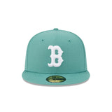 NEW ERA 59FIFTY オンフィールド MLB City Connect ボストン・レッドソックス ミントグリーン【14521643】