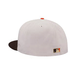 【海外買付品】NEW ERA 59FIFTY BALTIMORE ORIOLES 30TH ANNIVERSARY STONE GOLD TWO TONE