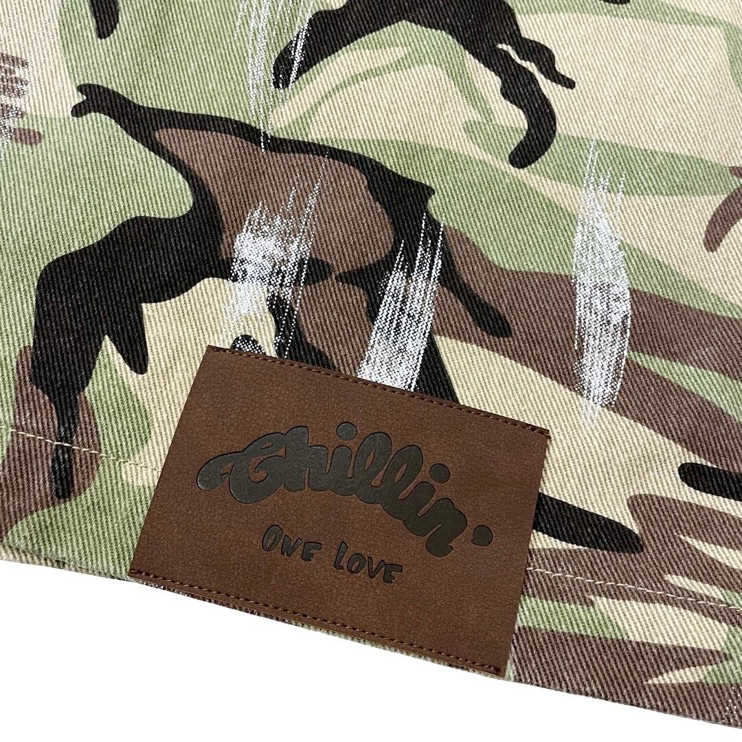 CHILLIN' -Camo Open Zip Shirts-　　　