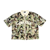 CHILLIN' -Camo Open Zip Shirts-　　　