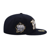 【海外買付品】NEW ERA 59FIFTY NEW YORK YANKEES WORLD SERIES 1999 NAVY GOLD