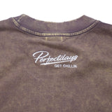 CHILLIN' Women's Big Logo Pigment Cropped S/Tee