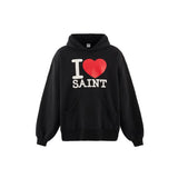 SM-MK8-0000-057 / HOODIE / I LOVE SAINT / BLACK / パーカー・フーディー