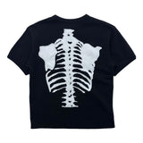 vanson  Bone Thermal S/S TEE- Black / White