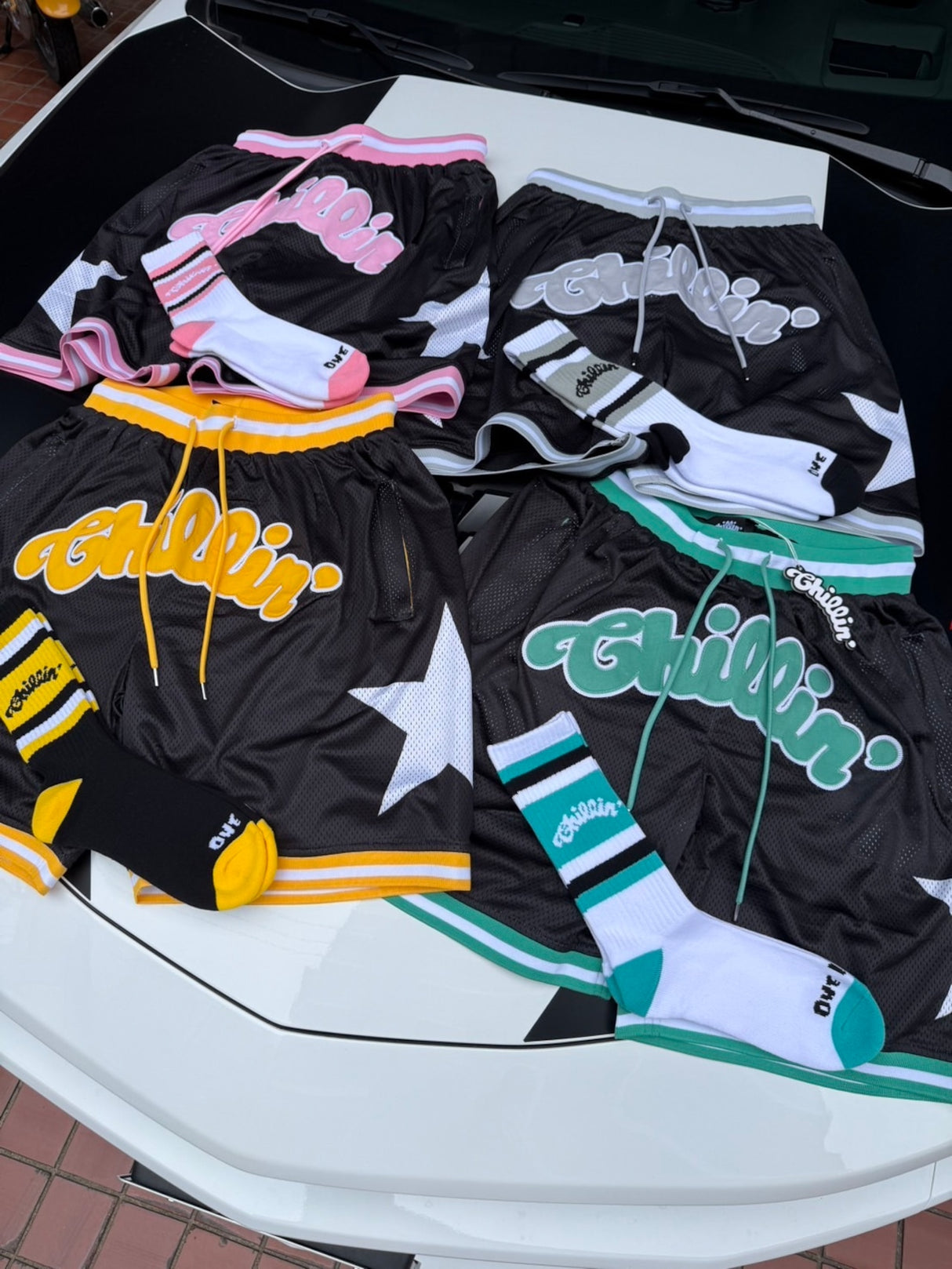 CHILLIN'  BASKETBALL SHORTS