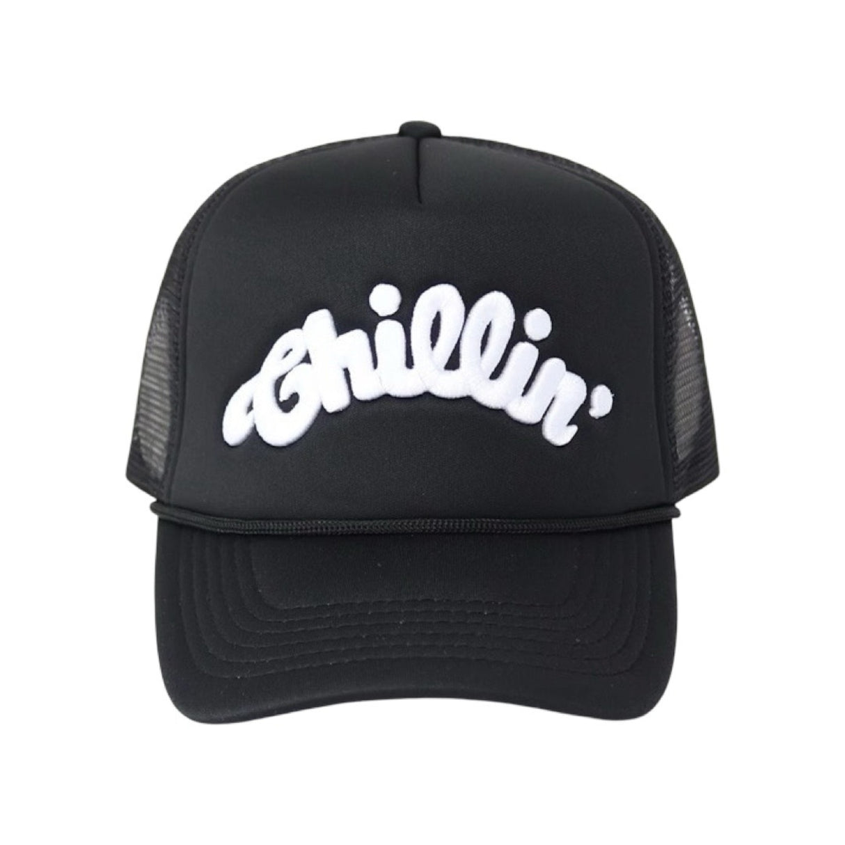 CHILLIN' -LOGO 5PANEL MESH CAP-