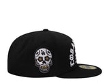 【海外買付品】NEW ERA 59FIFTY LOS ANGELES DODGERS SKULL BLACK