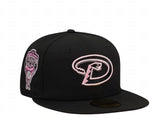 【海外買付品】NEW ERA 59FIFTY ARIZONA DIAMONDBACKS INAUGURAL SEASON 1998 BLACK PINK