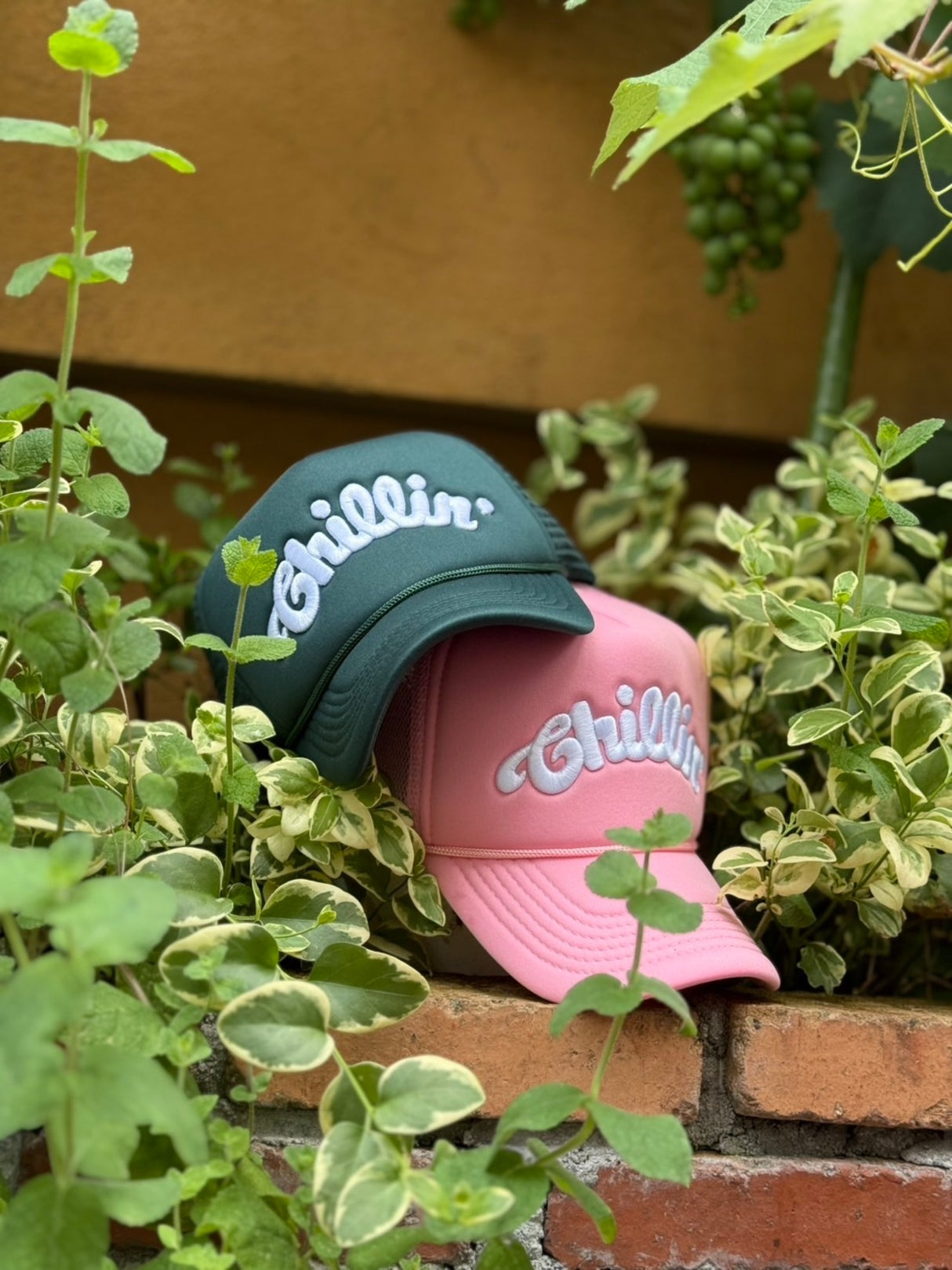 CHILLIN' -LOGO 5PANEL MESH CAP-