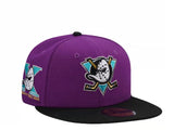 【海外買付品】59FIFTY Anaheim Ducks 10th Anniversary Purple