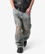 mnml（ミニマル）Ultra Baggy Destroyed Denim 24ml-aw412d