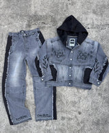 CHILLIN' -Break Denim Pants-